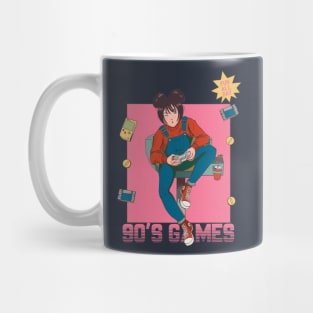 90's Gamer Girl Mug